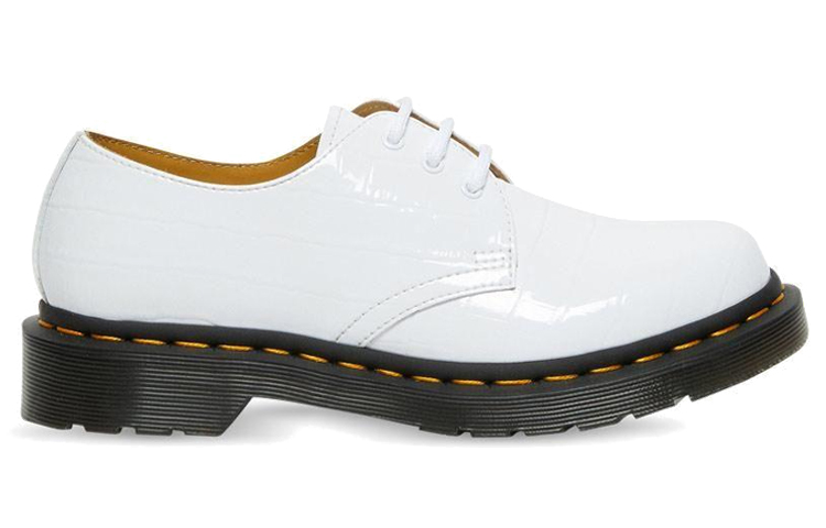 (W) Dr. Martens 1461 Patent Croco 'White' 圖 2