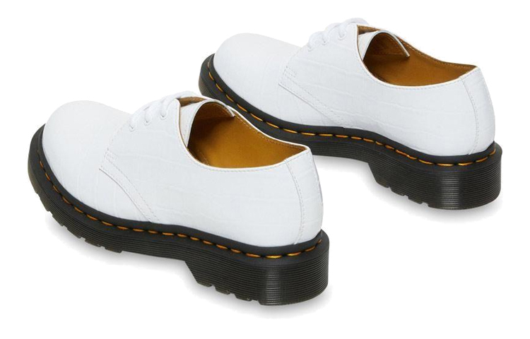 (W) Dr. Martens 1461 Patent Croco 'White' 圖 5