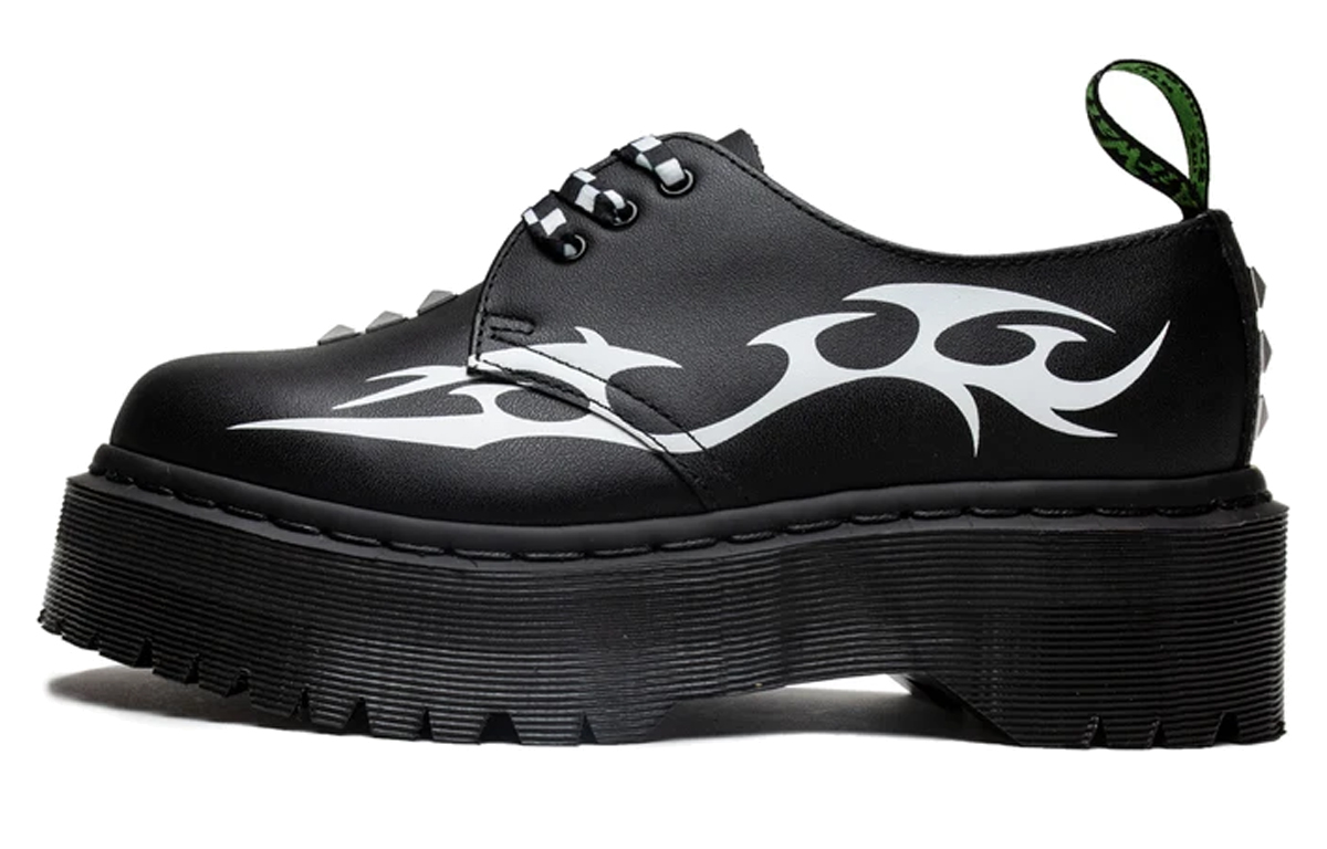 (Women) Dr. Martens 1461 Pleasures 'Black Platform' 25225009
