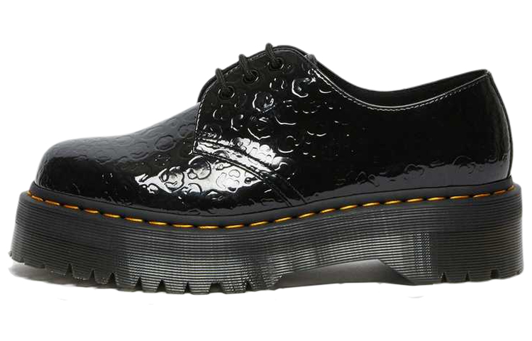 (Women) Dr. Martens 1461 QUAD 'Black Leopard Emboss' 27136001