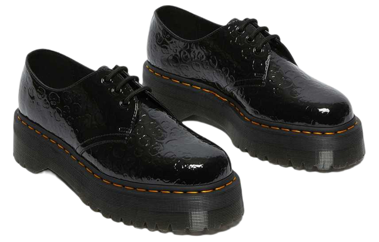 Lookbook (Women) Dr. Martens 1461 QUAD 'Black Leopard Emboss' 27136001