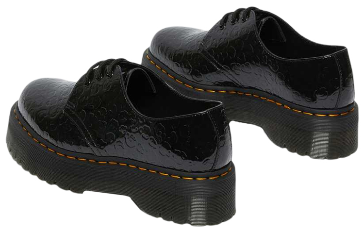 Shop (W) Dr. Martens 1461 QUAD 'Negro Leopardo Grabado' 27136001
