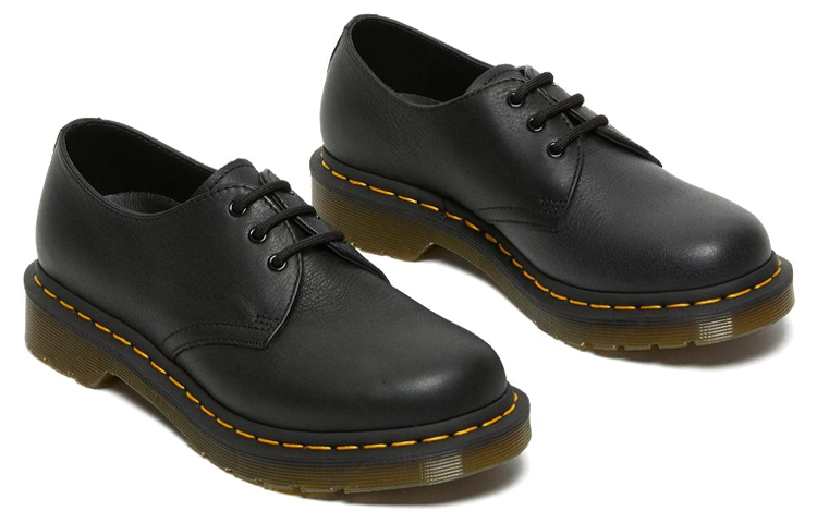 Purchase 馬汀博士 Dr.Martens 1461 Virginia 皮革 经典休閒平底鞋 女款 黑