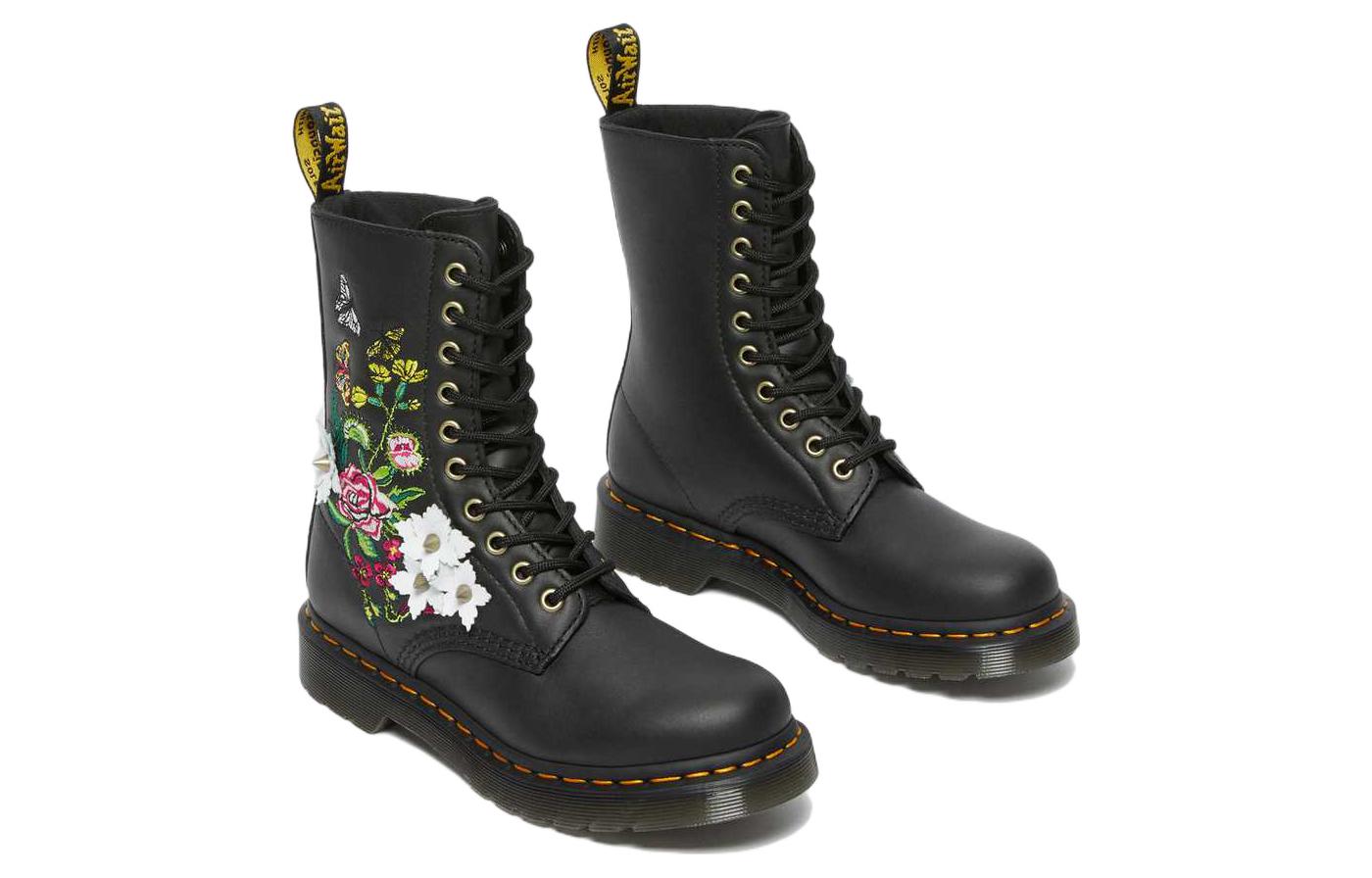 (W) Dr. Martens 1490 'Black Leather Lace-up Boots' 圖 3