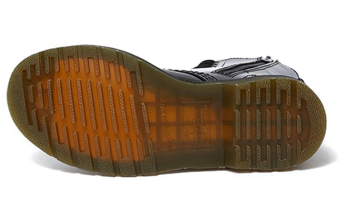 Shop (W) Dr. Martens 1490 Sepatu Boots Kulit Hitam Mengkilap 25277001