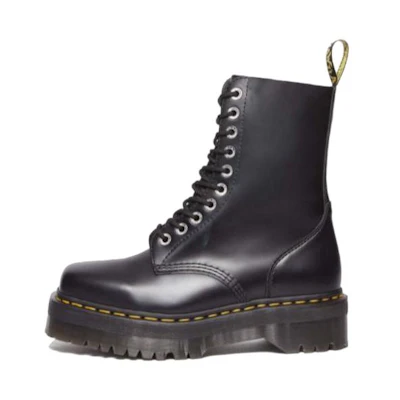 (W) Dr. Martens 1490 Quad Squared Boot 'Black'
