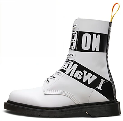 Dr. Martens/馬汀博士 1490 Sxp 白色印花10孔靴 女款 Buy Dr. Martens/馬汀博士 1490 Sxp 白色印花10孔靴 女款