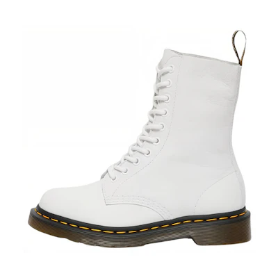 (W) Dr. Martens 1490 Virginia Leather High Boots 'White'