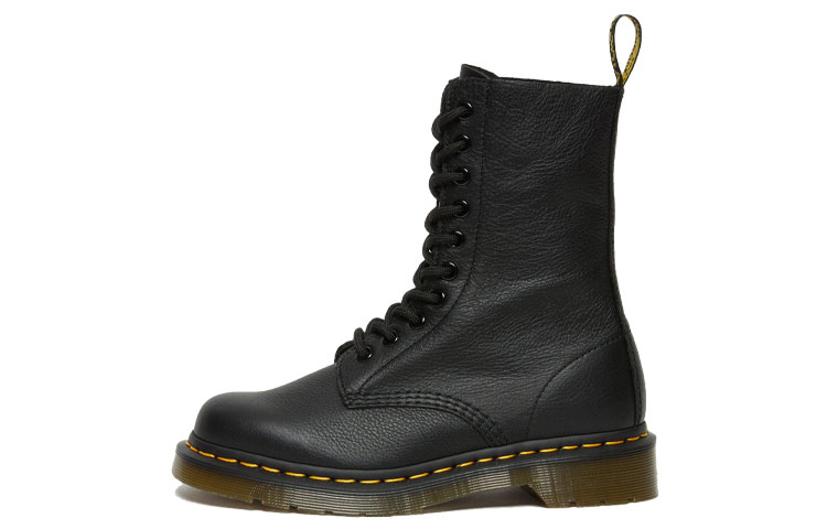 (Women) Dr. Martens 1490 Virginia Leather Mid Calf Boot 'Black' 22524001