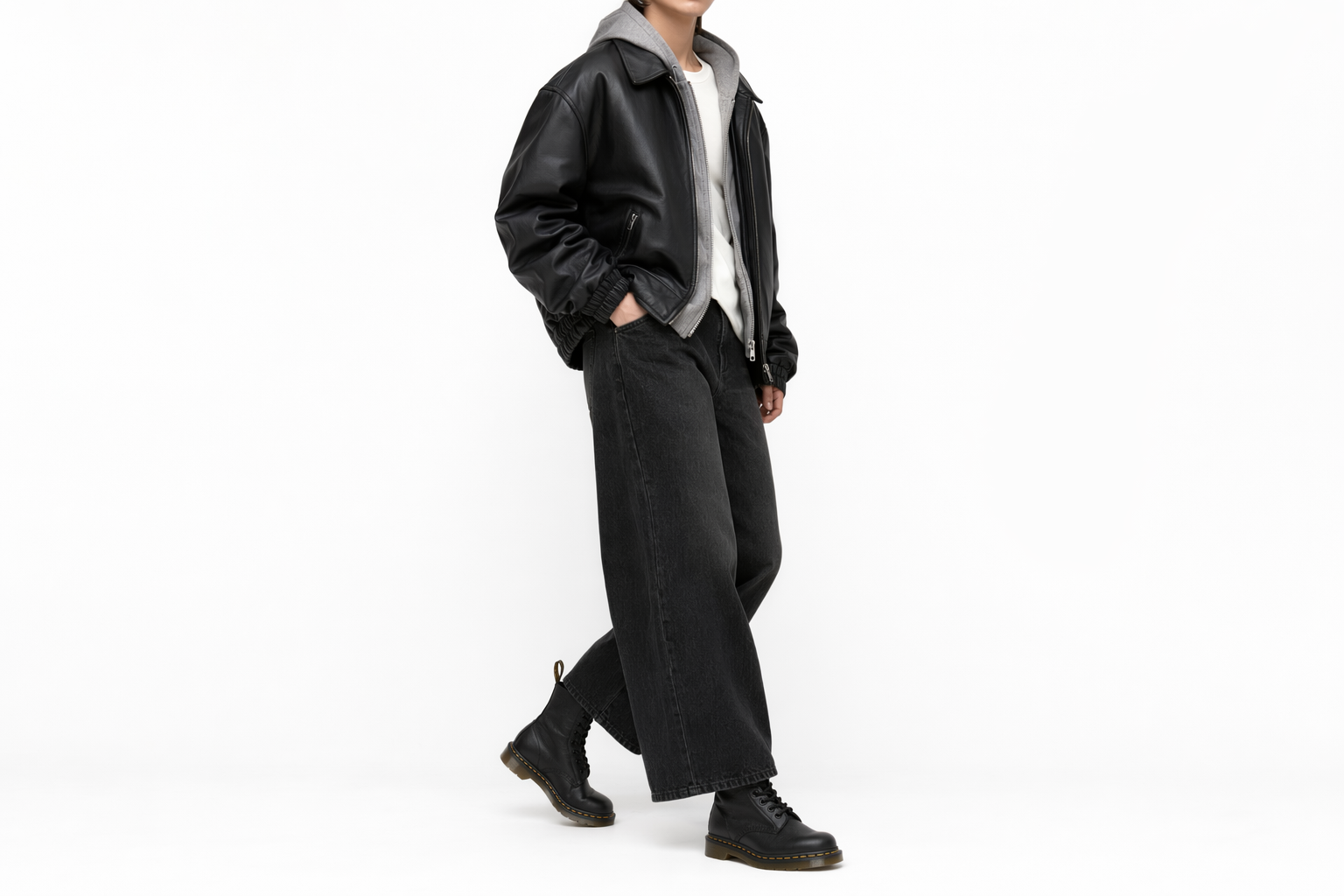 Order Dr.Martens 馬汀博士 1490 皮革 經典10孔 短筒 馬丁靴 女款 黑色