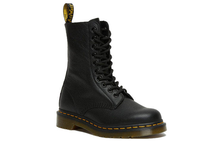 Lookbook Dr.Martens 馬汀博士 1490 皮革 經典10孔 短筒 馬丁靴 女款 黑色