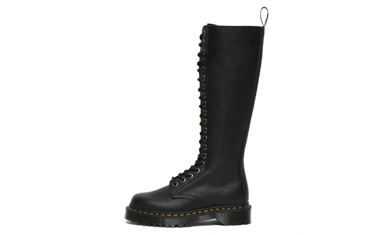 (Women) Dr. Martens 1B60 Bex Pisa Leather Knee High Boots 'Black Pisa'