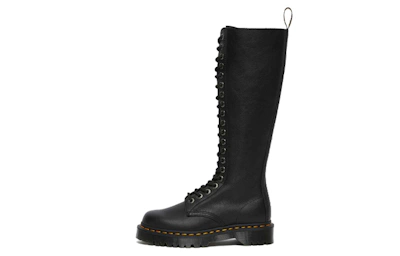 (Women) Dr. Martens 1B60 Bex Pisa Leather Knee High Boots 'Black Pisa'