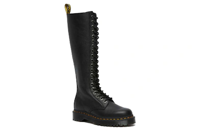 (Women) Dr. Martens 1B60 Bex Pisa Leather Knee High Boots 'Black Pisa'