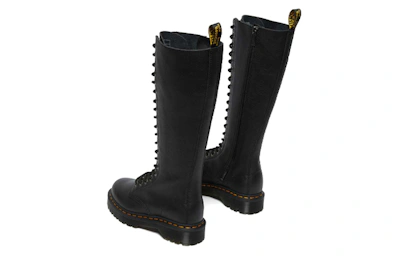 (Women) Dr. Martens 1B60 Bex Pisa Leather Knee High Boots 'Black Pisa'