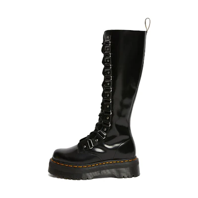 (W) Dr. Martens 1B60 XL Leather Platform Boots 'Black'