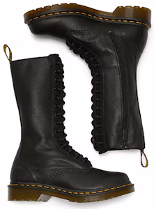 (W) Dr. Martens 1B99 Bota Media de Cuero 'Negro Virginia' 11820008 Shop (W) Dr. Martens 1B99 Bota Media de Cuero 'Negro Virginia' 11820008