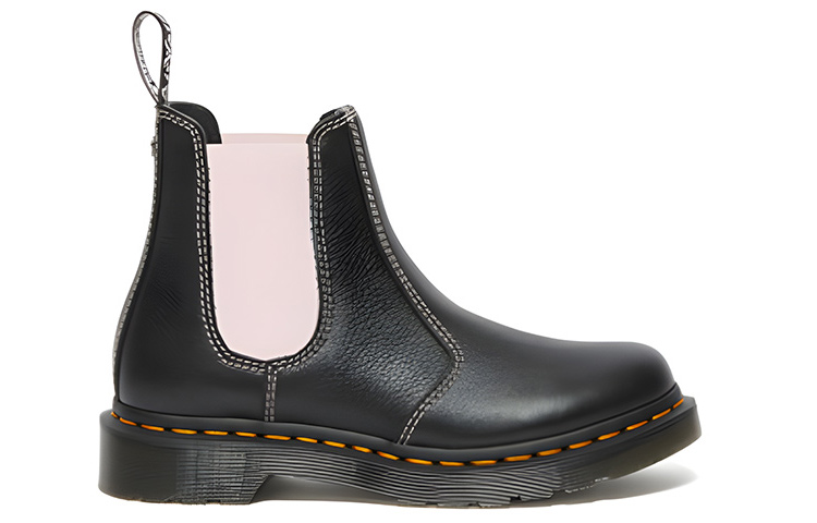 (W) Dr. Martens 2976 Contrast Leather Chelsea Boots 'Black Pink' 圖 2