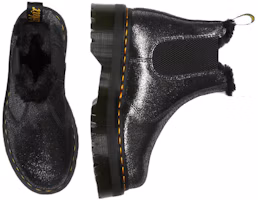 Details for Dr.Martens 馬汀博士 皮革 舒適保暖 短筒 切爾西靴 男女同款 黑色