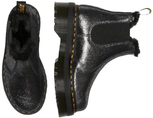 Dr.Martens 馬汀博士 皮革 舒適保暖 短筒 切爾西靴 男女同款 黑色 Details for Dr.Martens 馬汀博士 皮革 舒適保暖 短筒 切爾西靴 男女同款 黑色