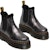 (W) Dr. Martens 2976 But Chelsea Bertumit Platform Berbulu Metalik 'Hitam' 27956012