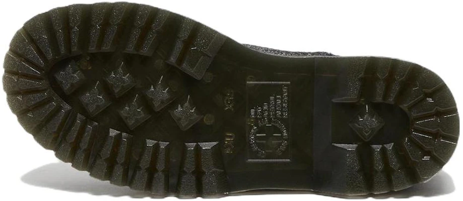 (Women) Dr. Martens 2976 Faux Fur-Lined Metallic Platform Chelsea Boots 'Black' 27956012 Details for (Women) Dr. Martens 2976 Faux Fur-Lined Metallic Platform Chelsea Boots 'Black' 27956012