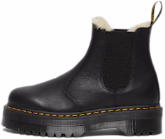 (Women) Dr. Martens 2976 Faux Fur Lined Platform Chelsea Boots 'Black' 25635001 (Women) Dr. Martens 2976 Faux Fur Lined Platform Chelsea Boots 'Black' 25635001