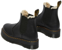Dr.Martens 馬汀博士 2976 人造毛皮襯裡平底切爾西靴 男女同款 炭黑 Details for Dr.Martens 馬汀博士 2976 人造毛皮襯裡平底切爾西靴 男女同款 炭黑