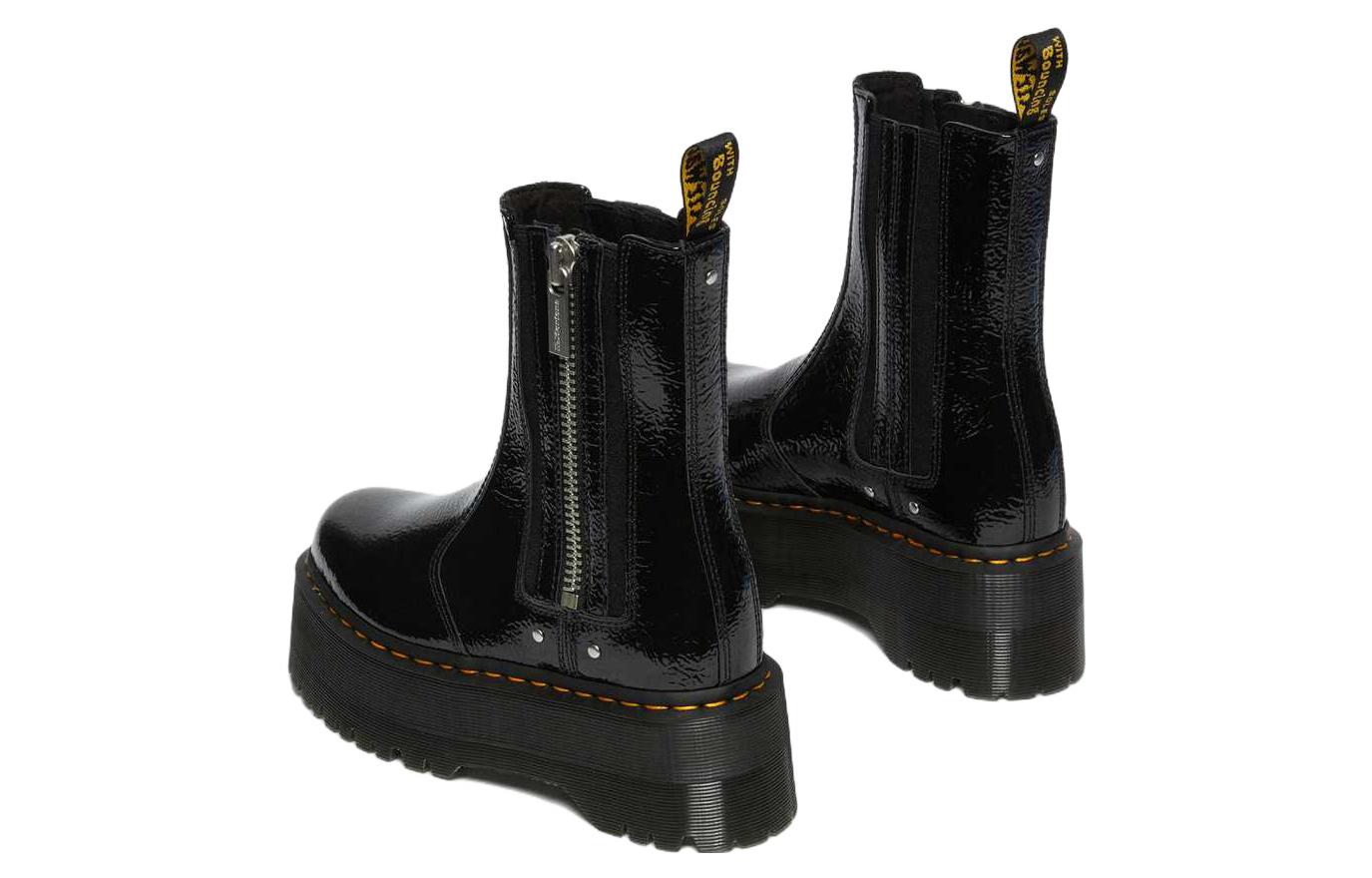 Purchase (W) Dr. Martens 2976 Max Distressed Patent Chelsea Boots Platform 'Hitam' 27796001