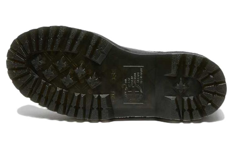 Details for (W) Dr. Martens 2976 Max Distressed Patent Chelsea Boots Platform 'Hitam' 27796001