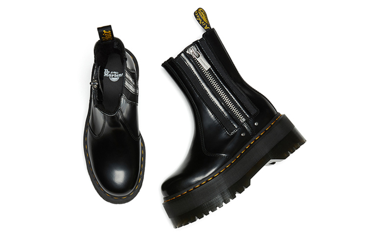Purchase (W) Dr. Martens 2976 Max Leder Platform Chelsea Boot ''Schwarz'' 26903001