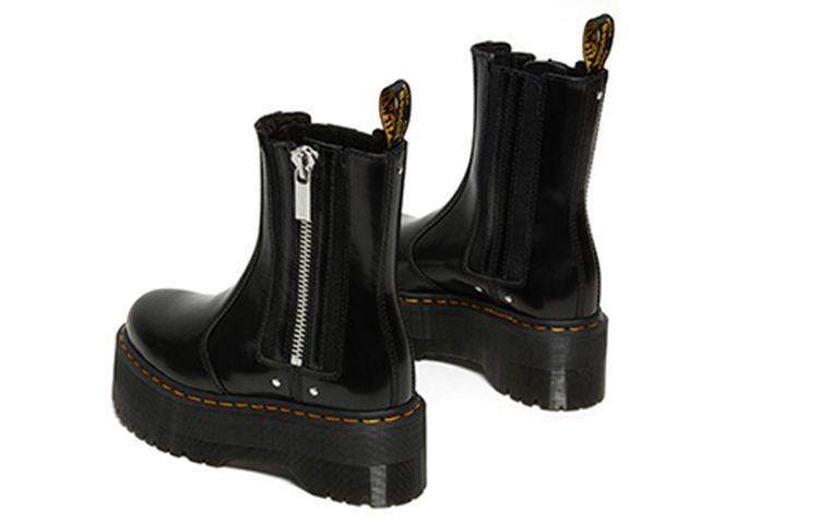 Details for (W) Dr. Martens 2976 Max Leder Platform Chelsea Boot ''Schwarz'' 26903001