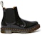 (W) Dr. Martens 2976 But Chelsea Kulit Berkilat 'Hitam' 25278001
