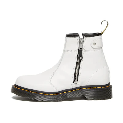 (W) Dr. Martens 2976 Twin Zip Boots 'White'