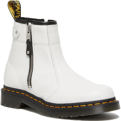 (W) Dr. Martens 2976 双拉链靴子 '白色' 27618100 Order (W) Dr. Martens 2976 双拉链靴子 '白色' 27618100