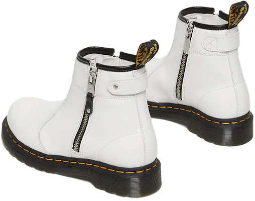 (W) Dr. Martens 2976 双拉链靴子 '白色' 27618100 Purchase (W) Dr. Martens 2976 双拉链靴子 '白色' 27618100