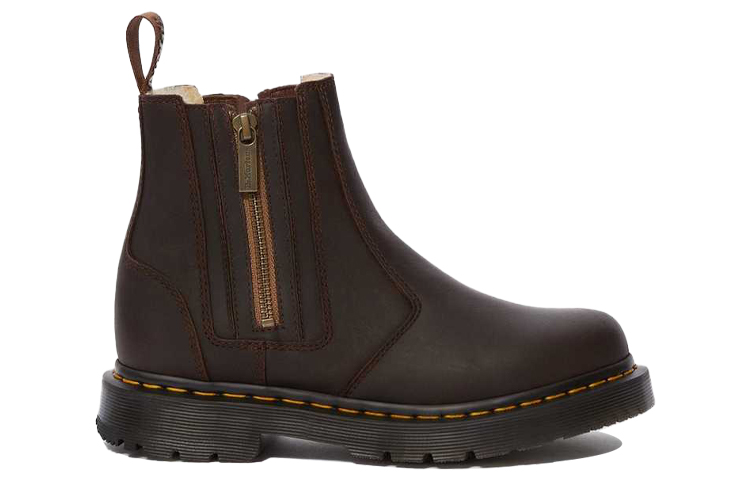 Order (W) ドクターマーチン 2976 ジップブーツ (ダークブラウン) 24017201