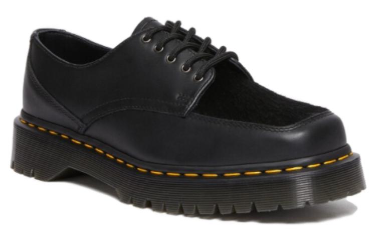 ドクターマーチン ベックス スクエアトゥ ヘアオンレザーシューズ (黒