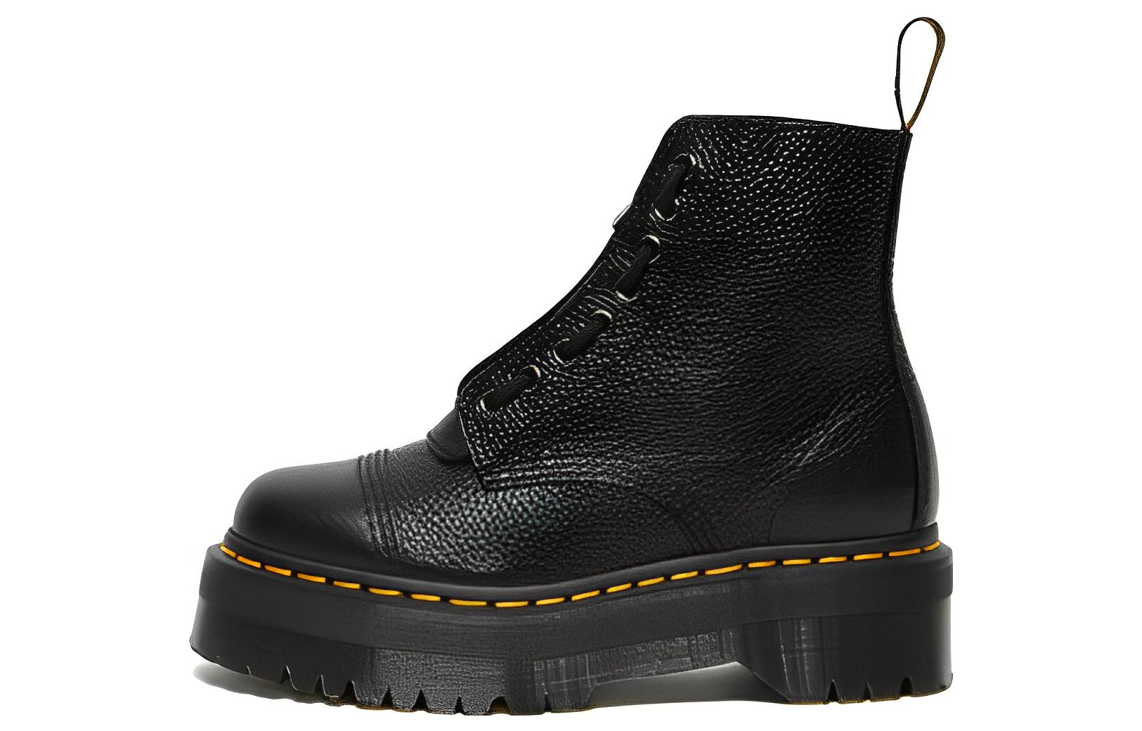 Buy (W) （女性用）ドクターマーチン 8アイ レザーブーツ 'ブラック' DM22564001 DM22564001