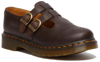 Shop (Women) Dr. Martens 8065 Crazy Horse Leather Mary Jane Shoes 'Dark Brown' 30914201