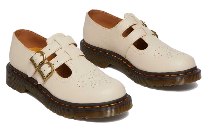 (W) Dr. Martens 8065 Virginia Leather Mary Jane 'Parchment Beige' 圖 3