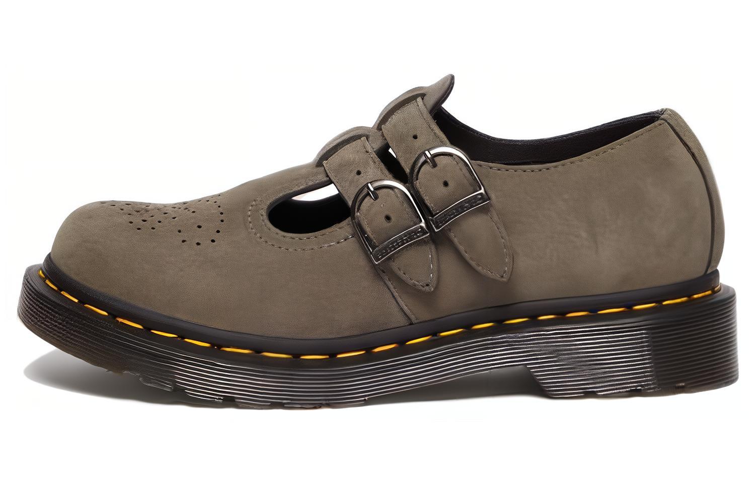 Buy (W) 马丁博士8065灰色扣皮革鞋 31382059