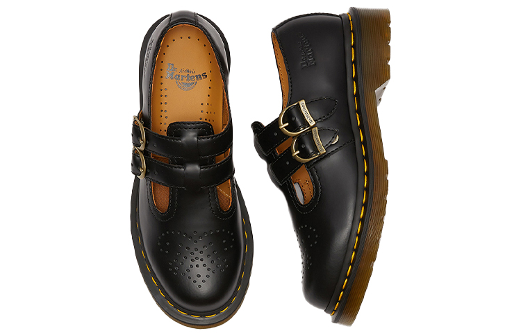 Lookbook (W) Dr. Martens 8065 Mary Jane Kulit Hitam Polos 12916001