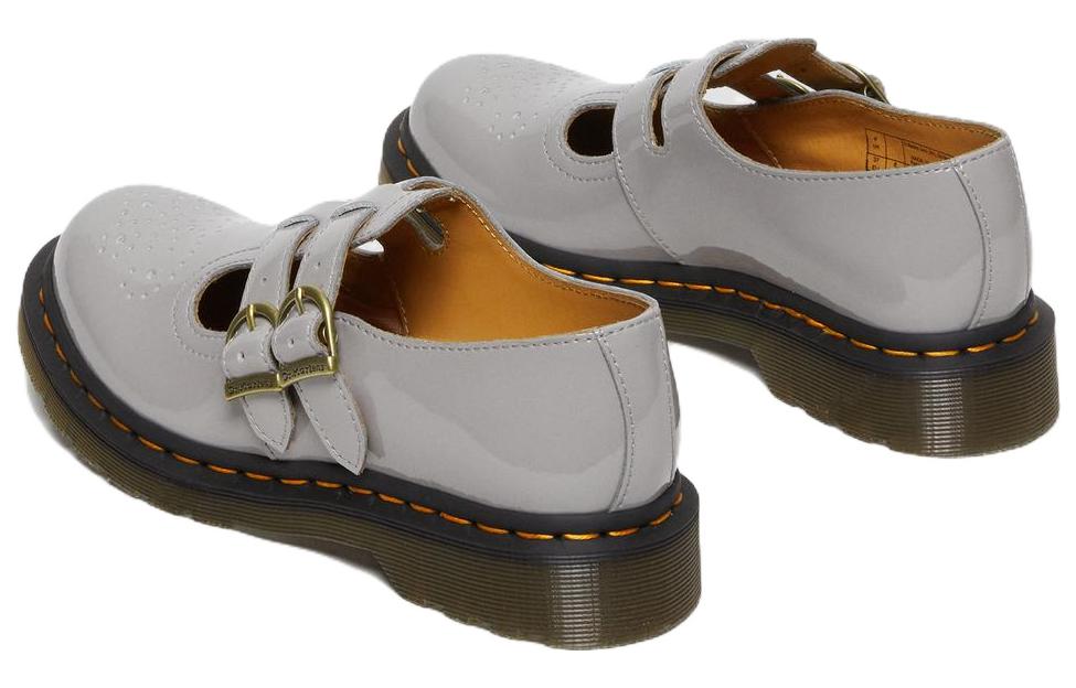 Shop (W) Dr. Martens 8065 in Pelle Verniciata Mary Jane ''Grigio'' 27974076