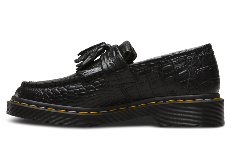 (W) Dr. Martens Adrian Croc 'New Vibrance Black'