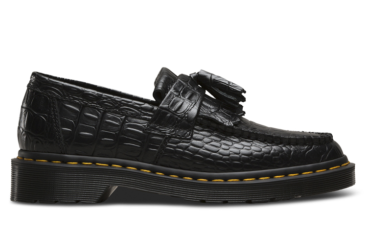(W) Dr. Martens Adrian Croc 'New Vibrance Black' 圖 2