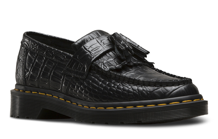 (W) Dr. Martens Adrian Croc 'New Vibrance Black' 圖 3