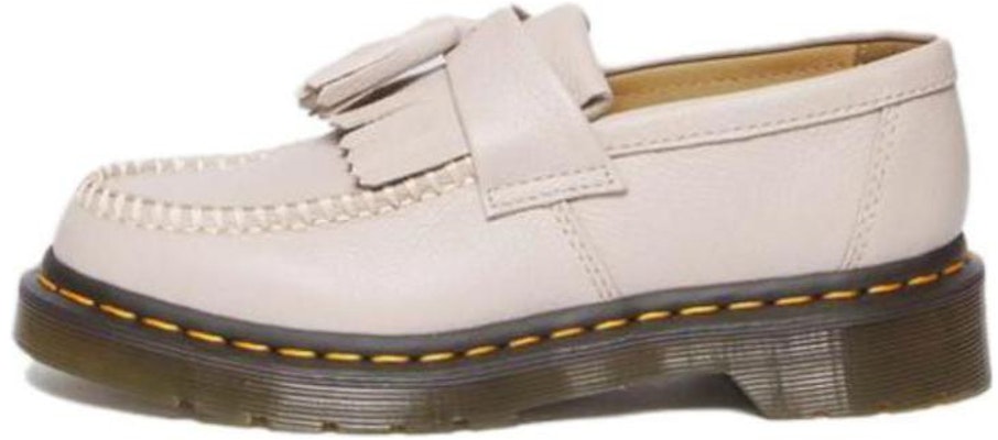 (Women) Dr. Martens Adrian Virginia Leather Tassel Loafers 'Vintage Taupe' 31245348 Buy (Women) Dr. Martens Adrian Virginia Leather Tassel Loafers 'Vintage Taupe' 31245348