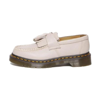 (W) Dr. Martens Adrian Virginia Leather Tassel Loafers 'Vintage Taupe'