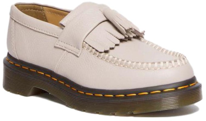 (Women) Dr. Martens Adrian Virginia Leather Tassel Loafers 'Vintage Taupe' 31245348 Order (Women) Dr. Martens Adrian Virginia Leather Tassel Loafers 'Vintage Taupe' 31245348